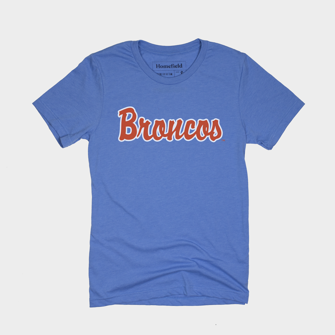 BSU Broncos Vintage Script T-Shirt