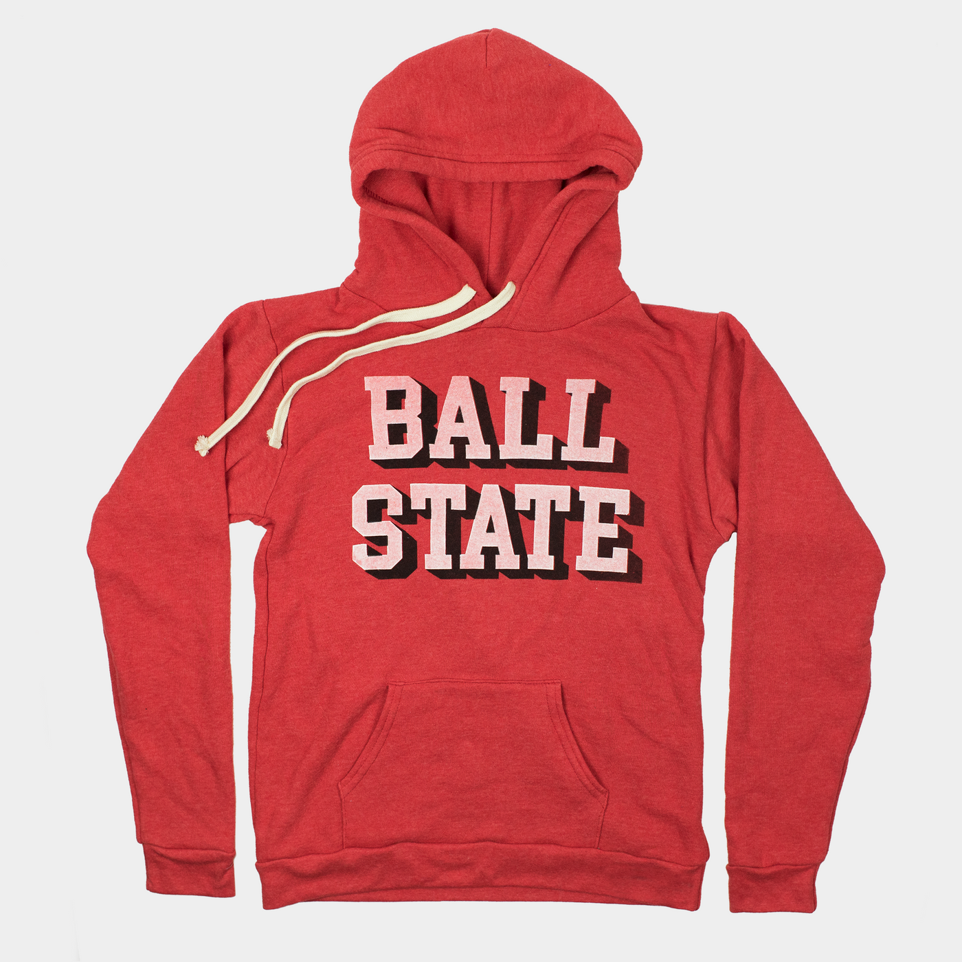 Ball State Drop Shadow Vintage Hoodie