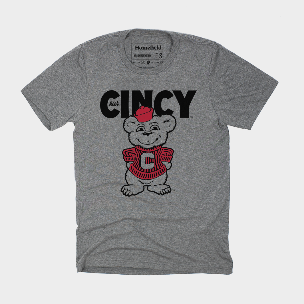 “Cheer Cincy” Vintage Mascot T-Shirt
