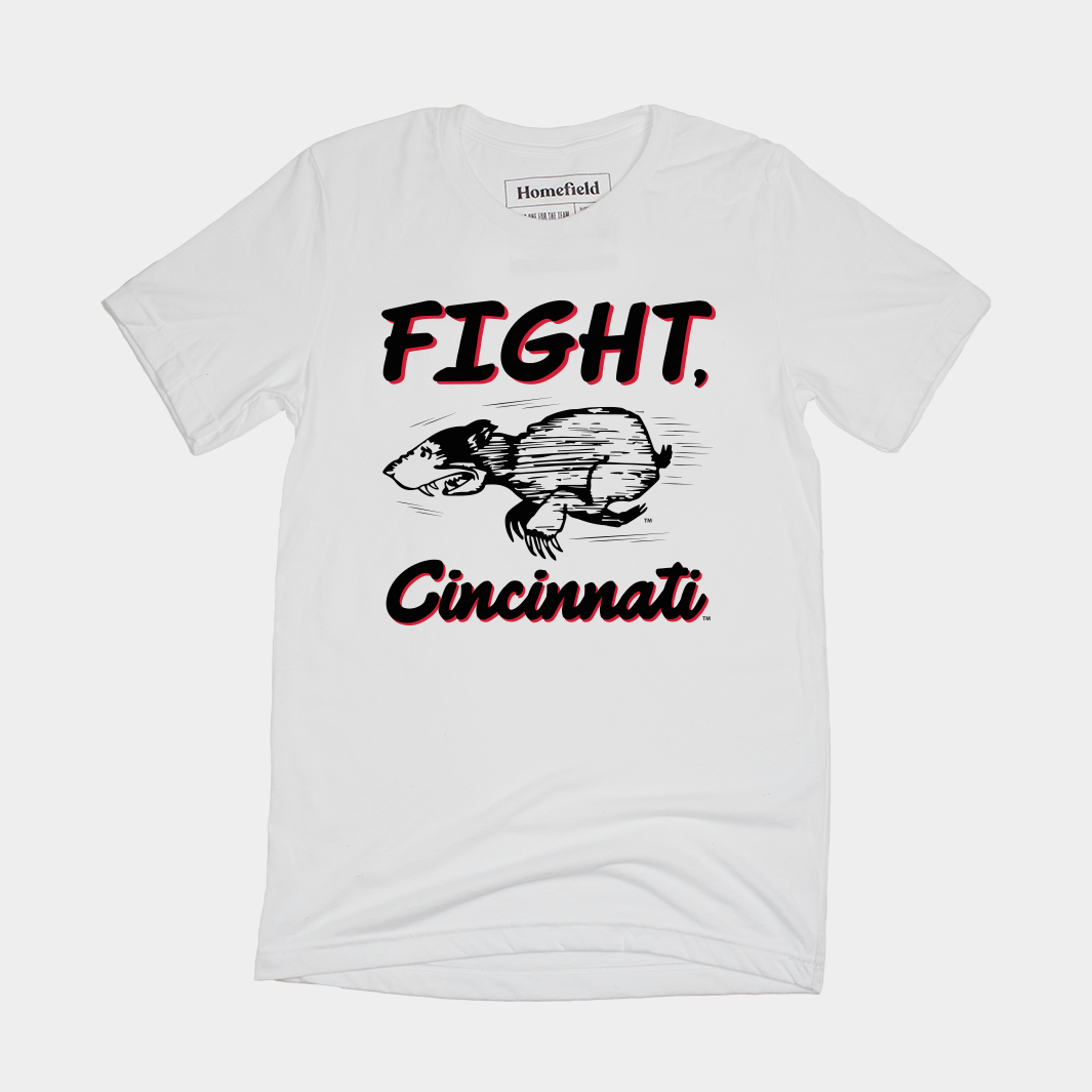 Vintage "Fight Cincinnati" White Tee