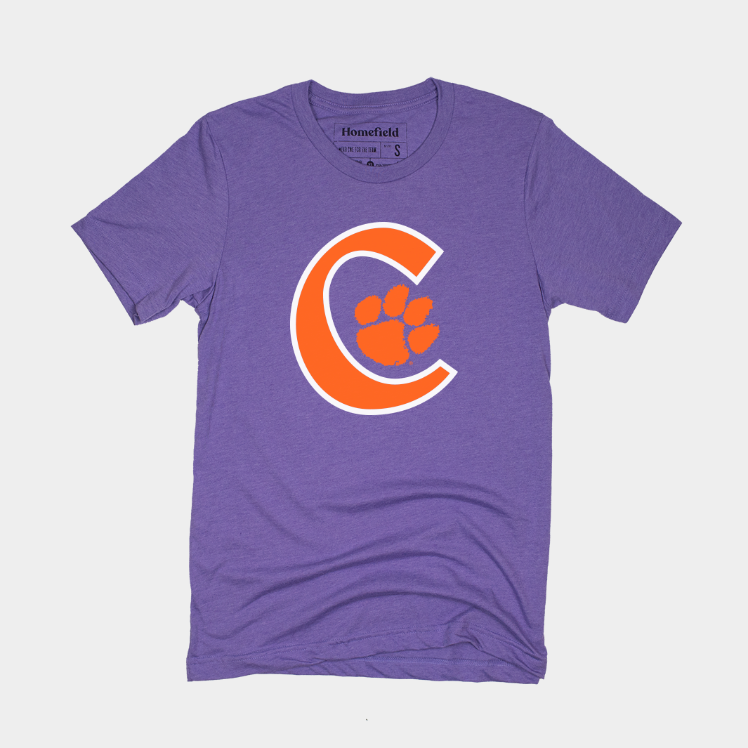 Clemson Tigers Baseball Logo T-Shirt