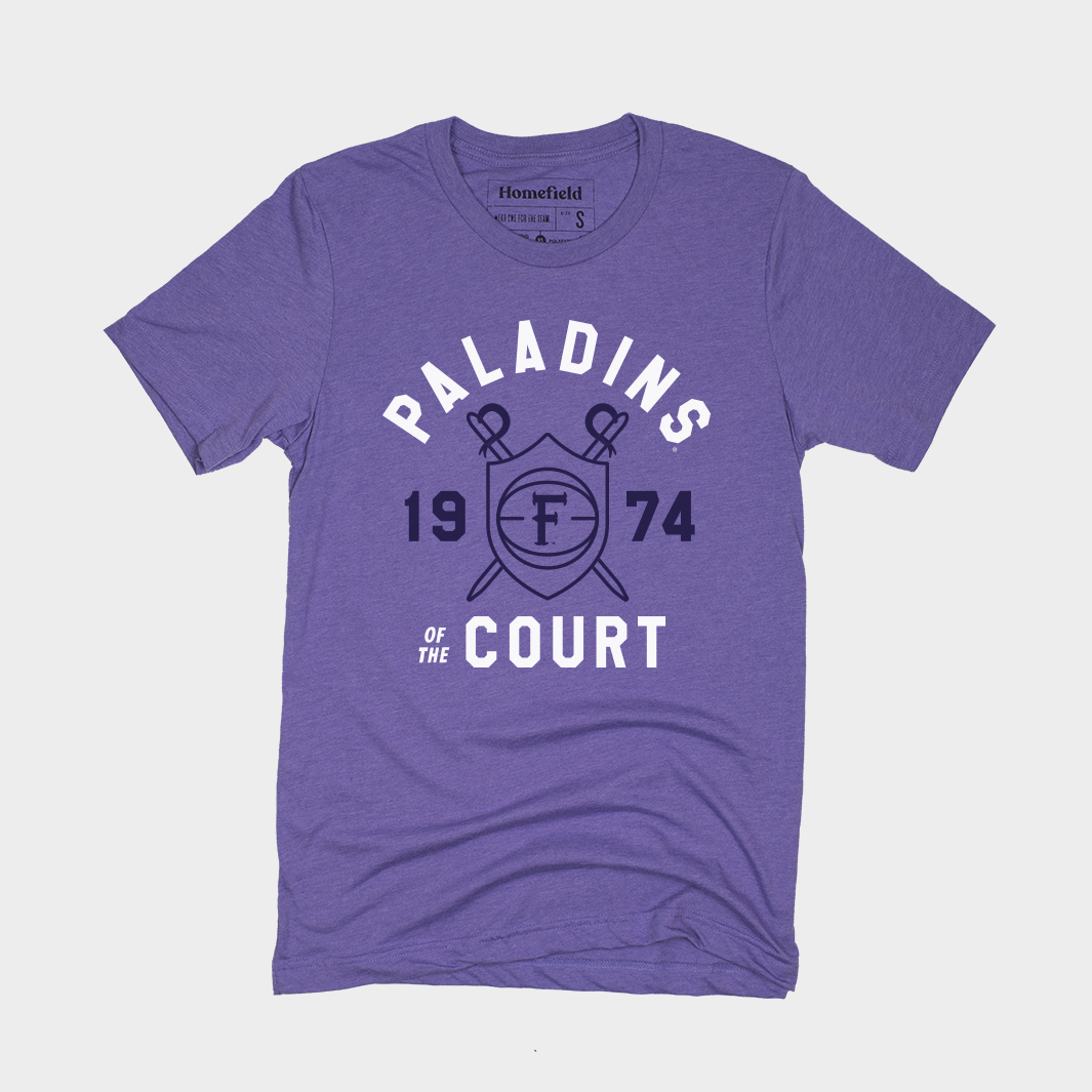 Vintage Furman Paladins of the Court T-Shirt