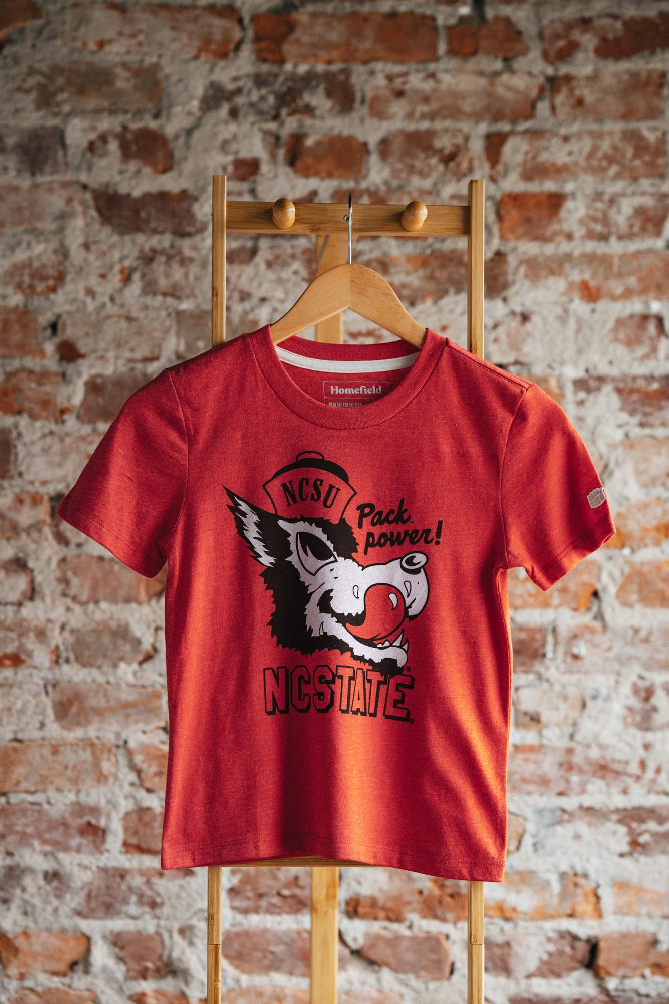 Vintage NC State Slobbering Wolf Youth Tee
