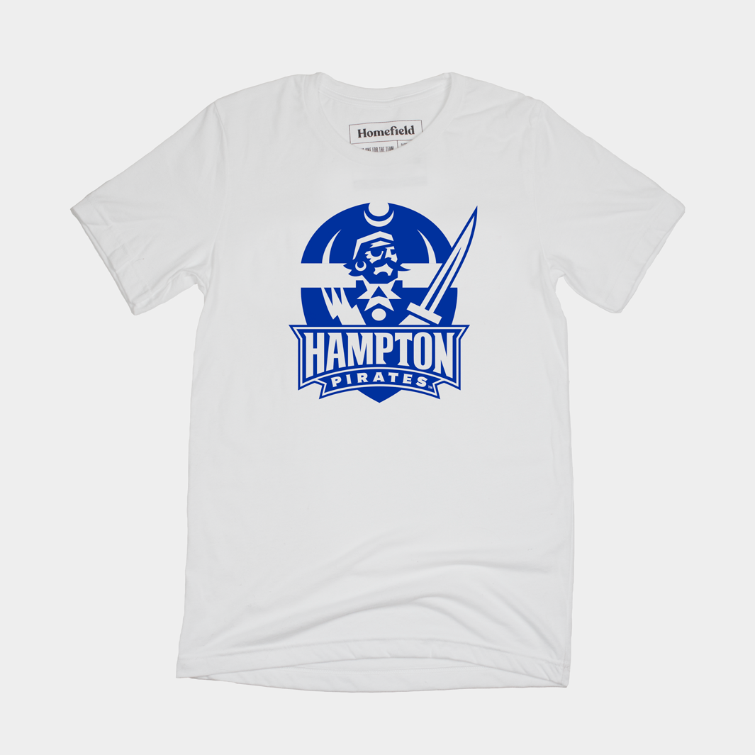 Hampton Pirates White T-Shirt