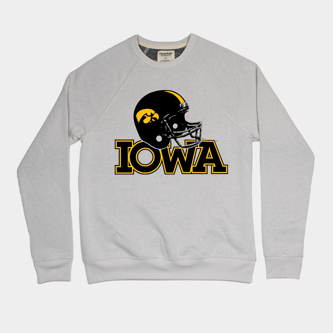Iowa Football Helmet Crewneck