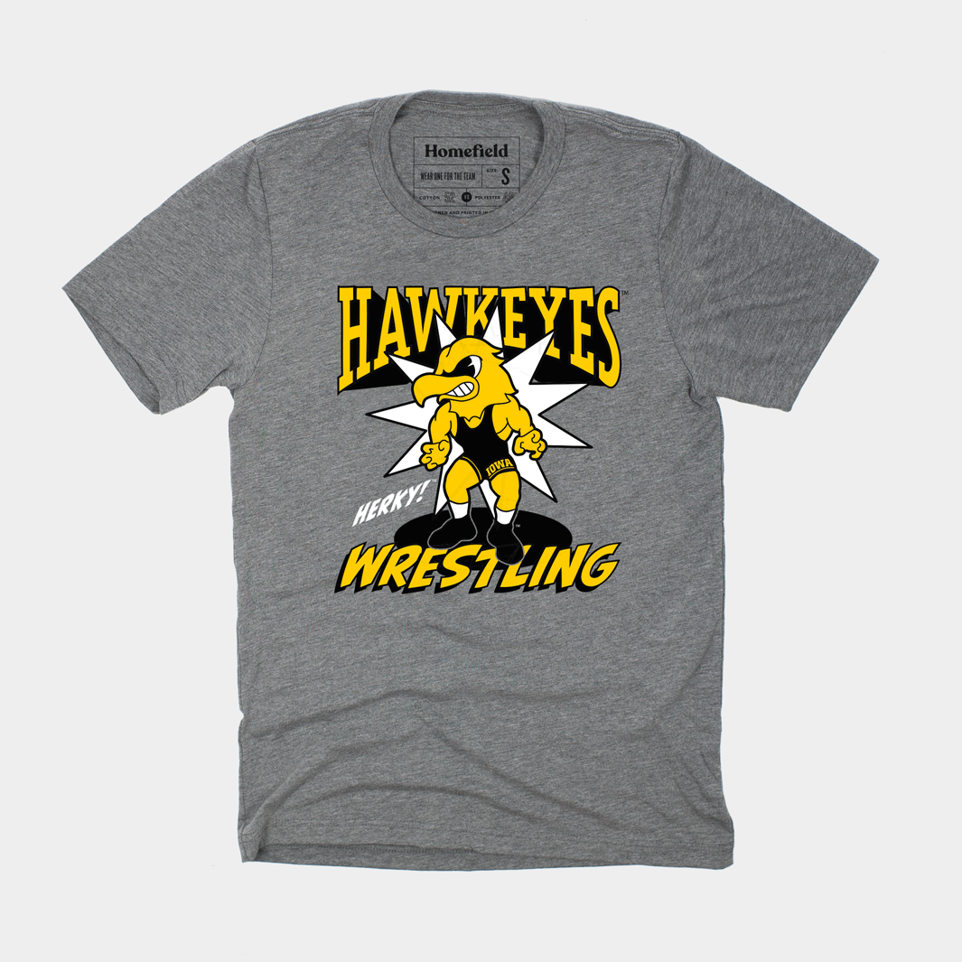 Iowa Hawkeyes Wrestling Tee