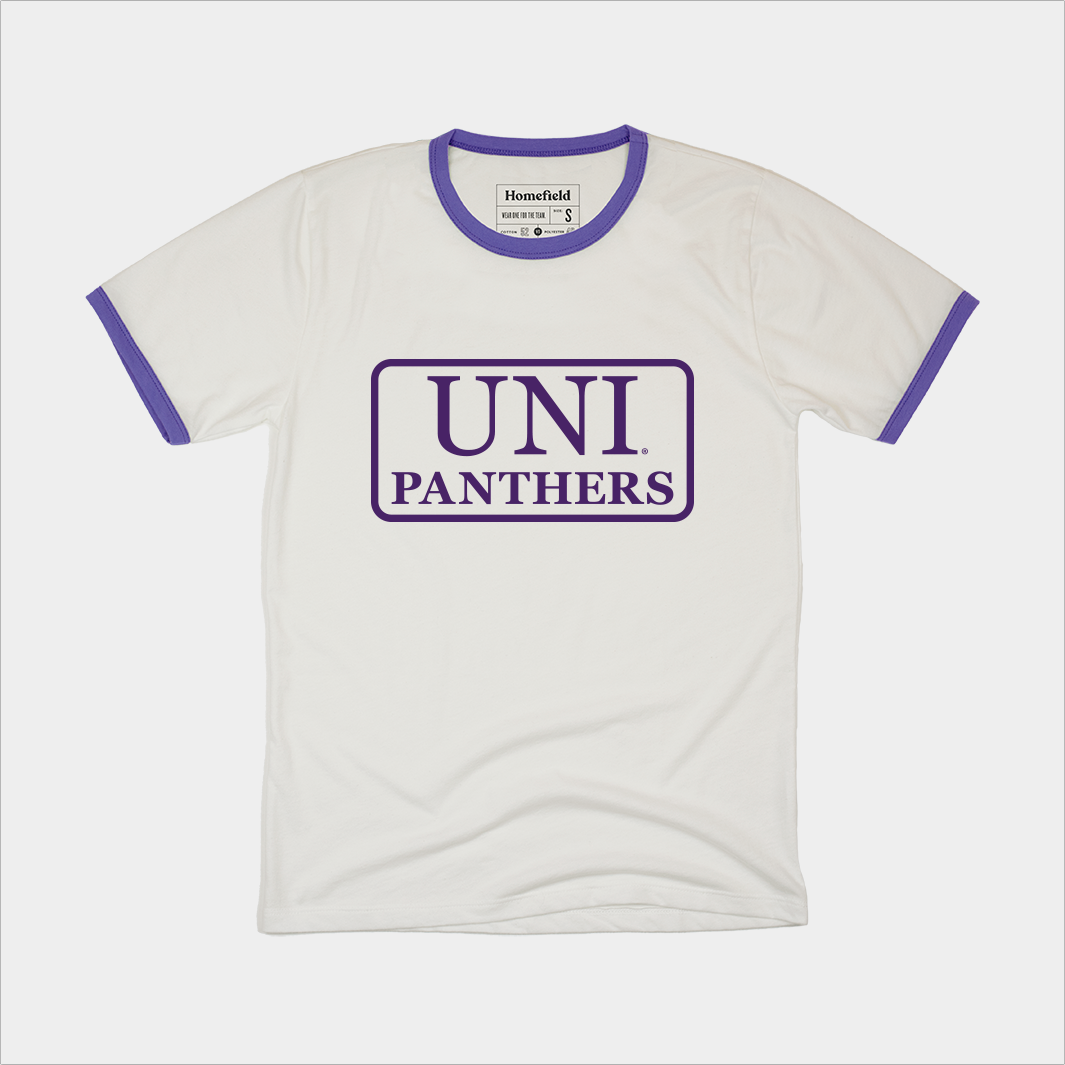 Northern Iowa Panthers 1980's Ringer Tee