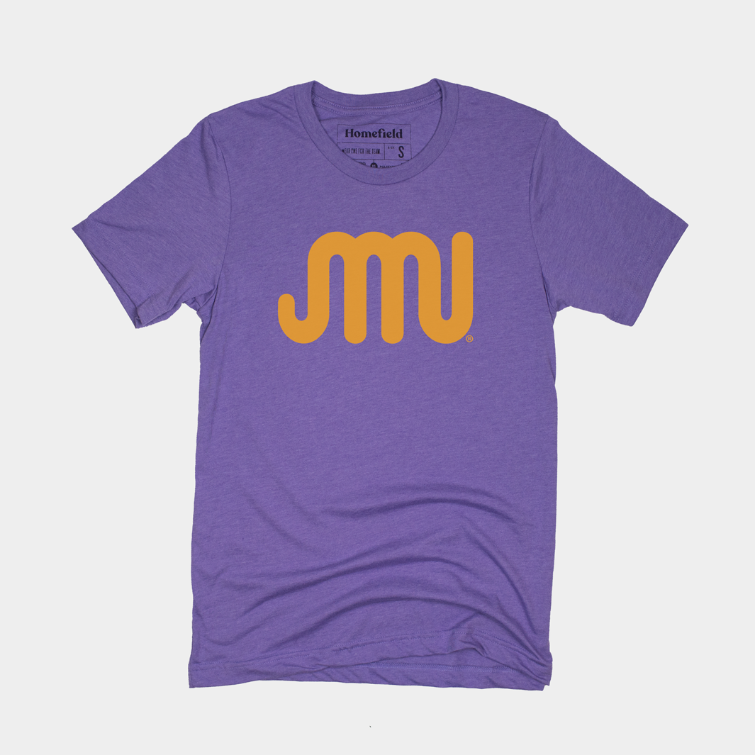 80s Style JMU Purple Tee