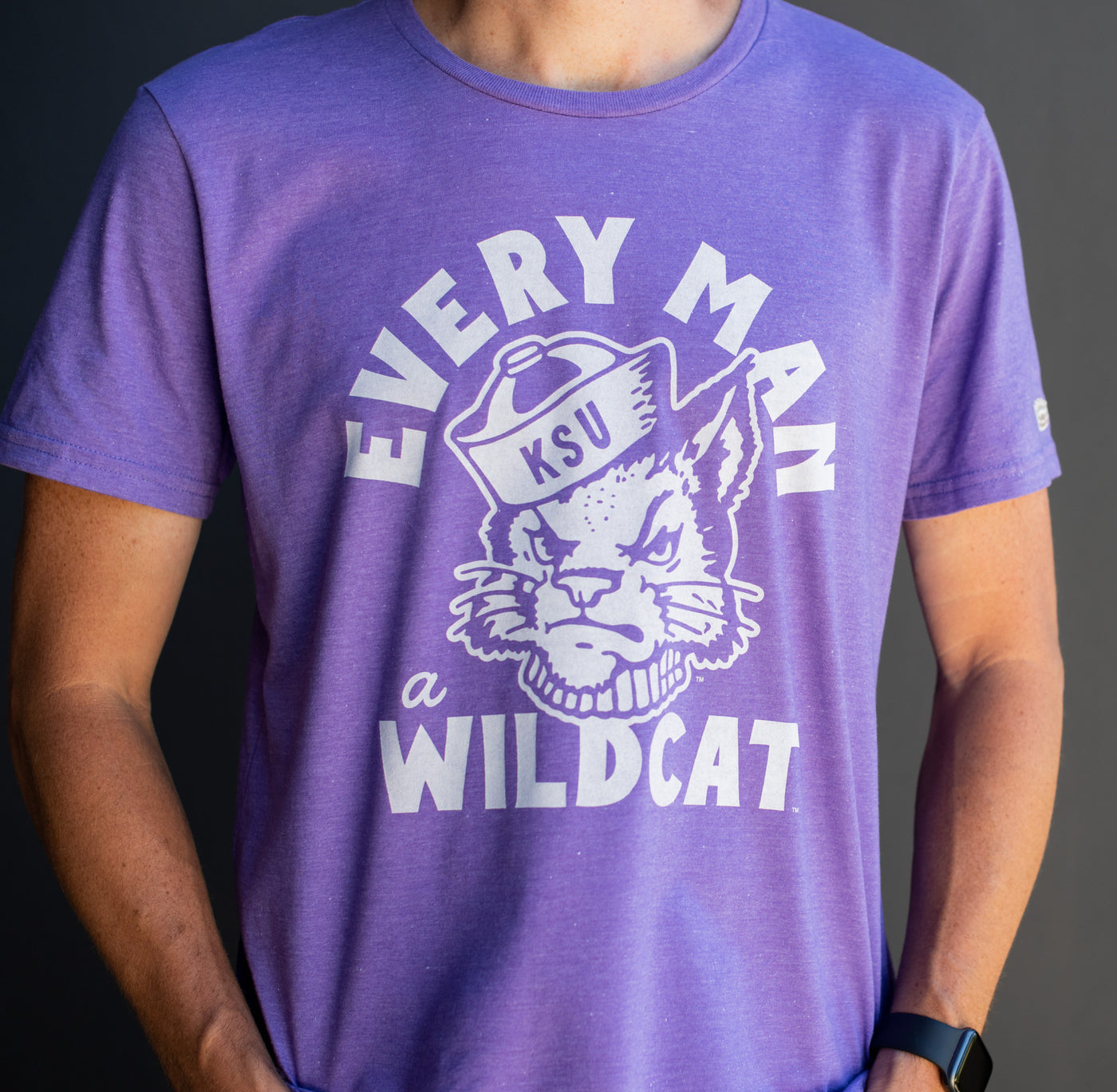 “Every Man a Wildcat” Vintage K-State Tee