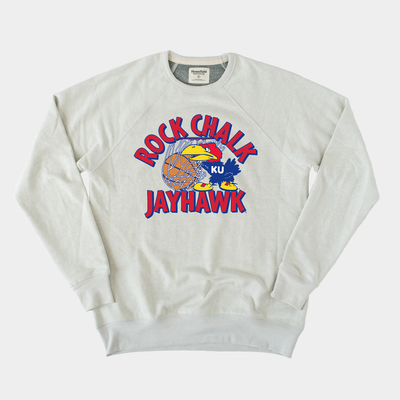 Rock Chalk Jayhawk Vintage Kansas Crew