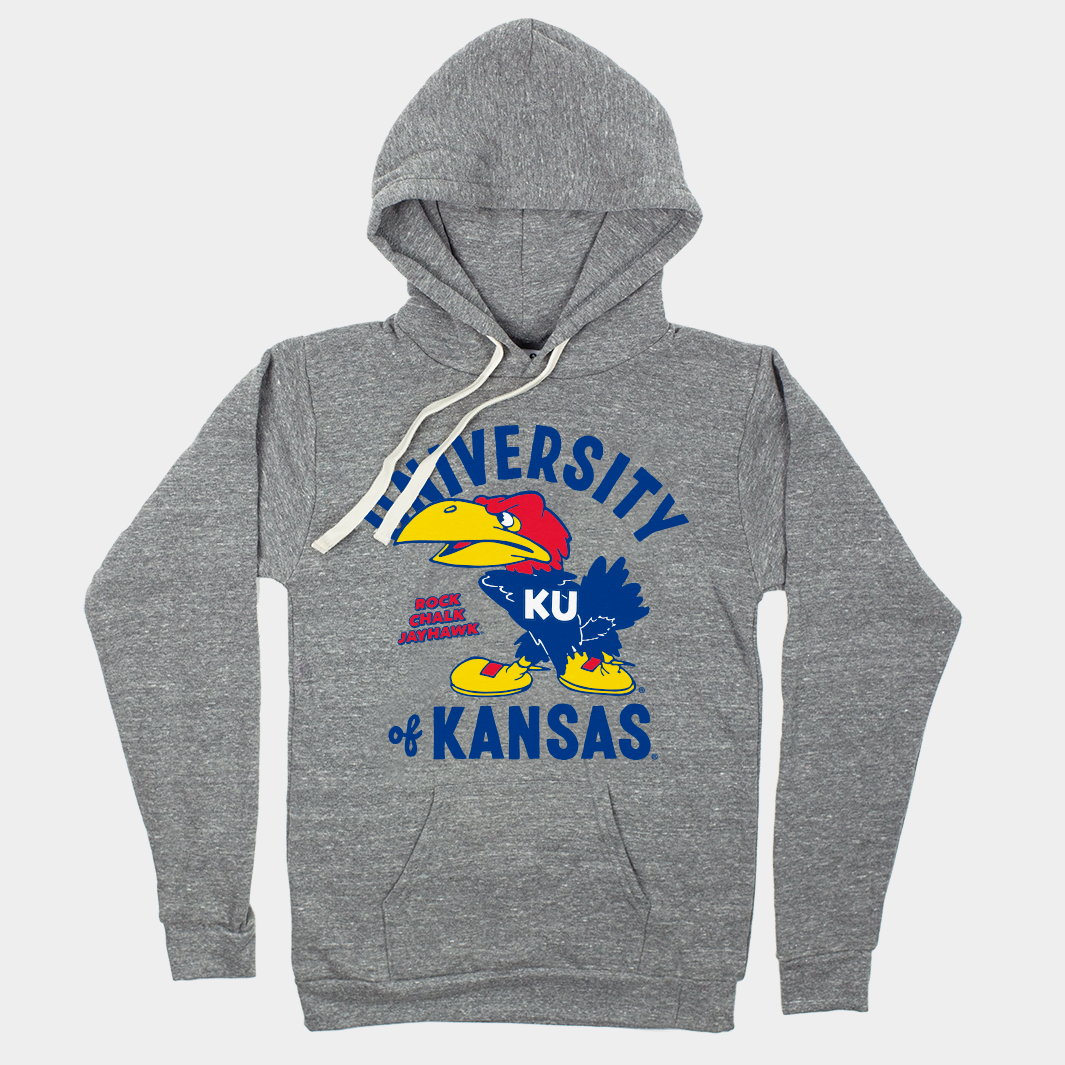 University of Kansas Vintage Hoodie Homefield
