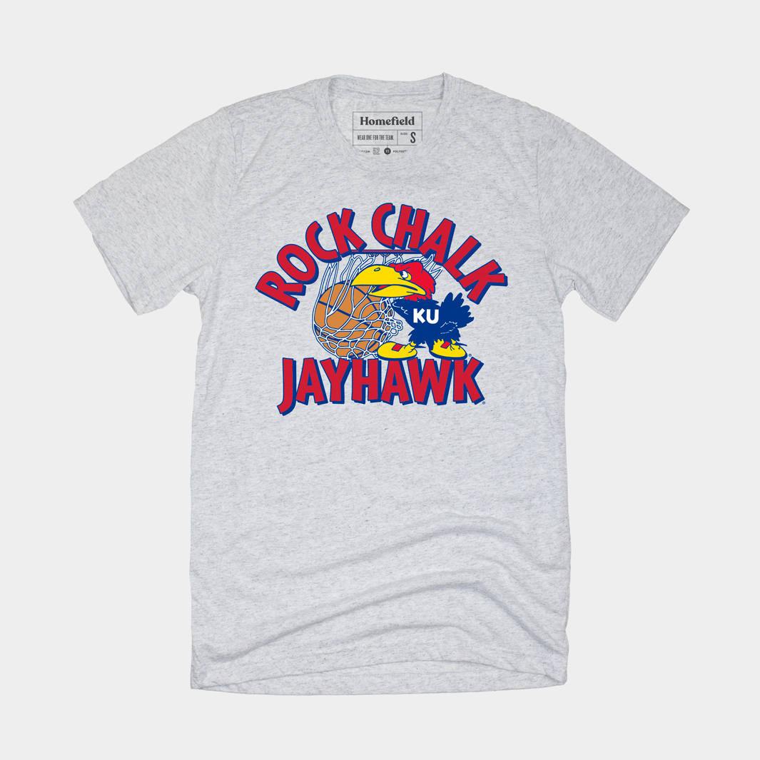 Rock Chalk Jayhawk Vintage Kansas Tee