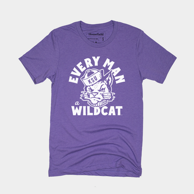 “Every Man a Wildcat” Vintage K-State Tee
