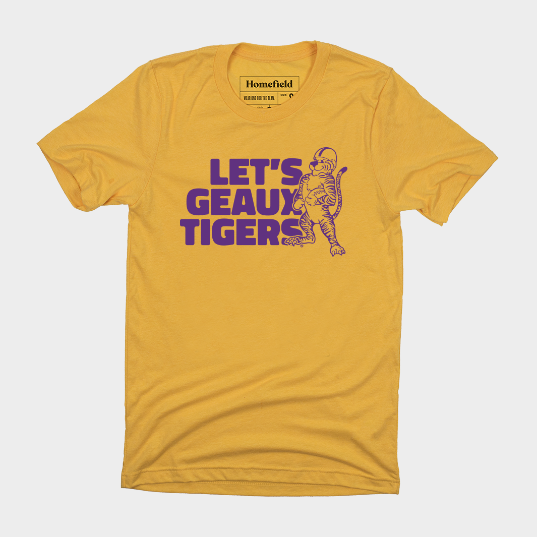 Throwback LSU Geaux Tigers T-Shirt