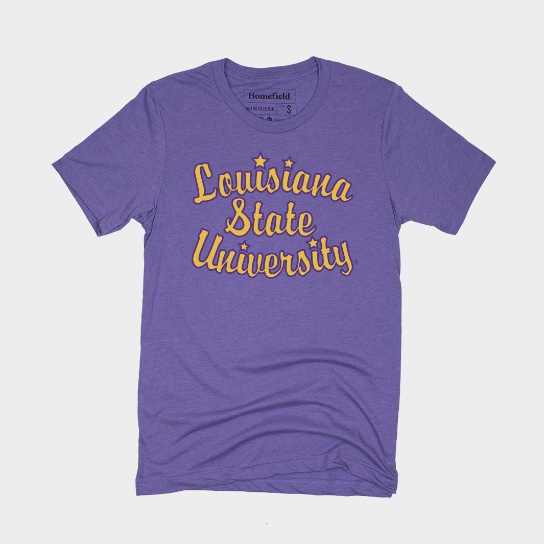 Retro Louisiana State University Script T-Shirt