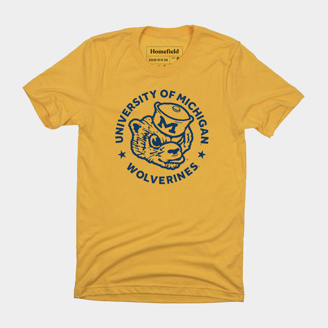 Vintage Maize Michigan Wolverine Tee | Homefield