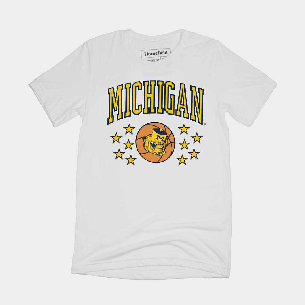 Michigan Wolverines Basketball Tee