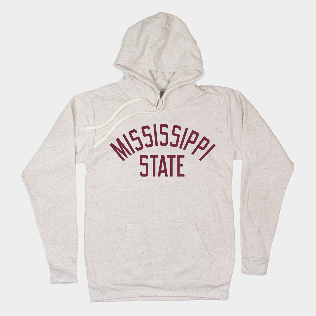 Vintage-Inspired Mississippi State Oatmeal Hoodie