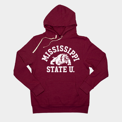 1980's Maroon Mississippi State Hoodie