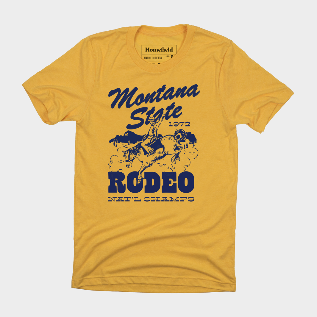 Montana State 1972 Rodeo Champs Tee