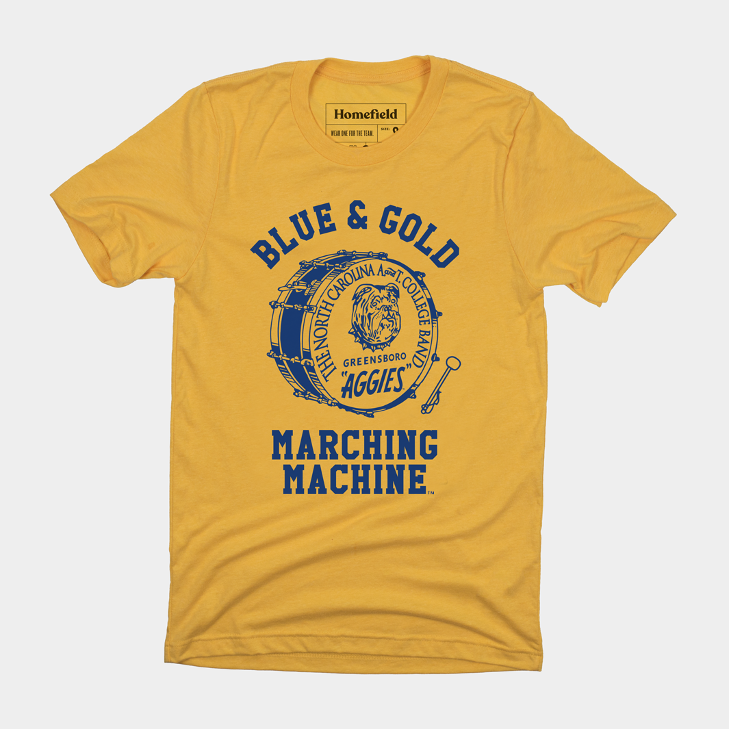 Blue & Gold Marching Machine T-Shirt