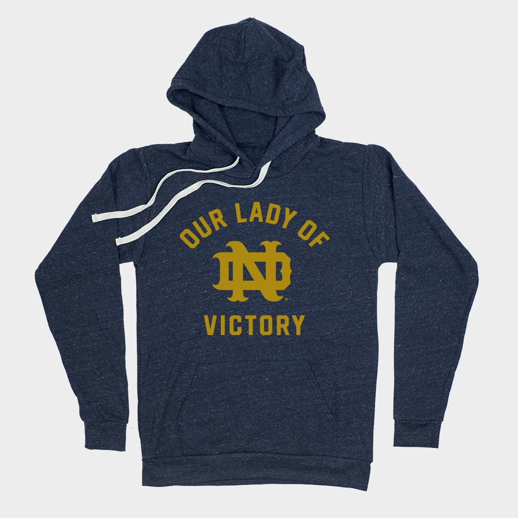 Vintage Notre Dame “Our Lady of Victory” Hoodie