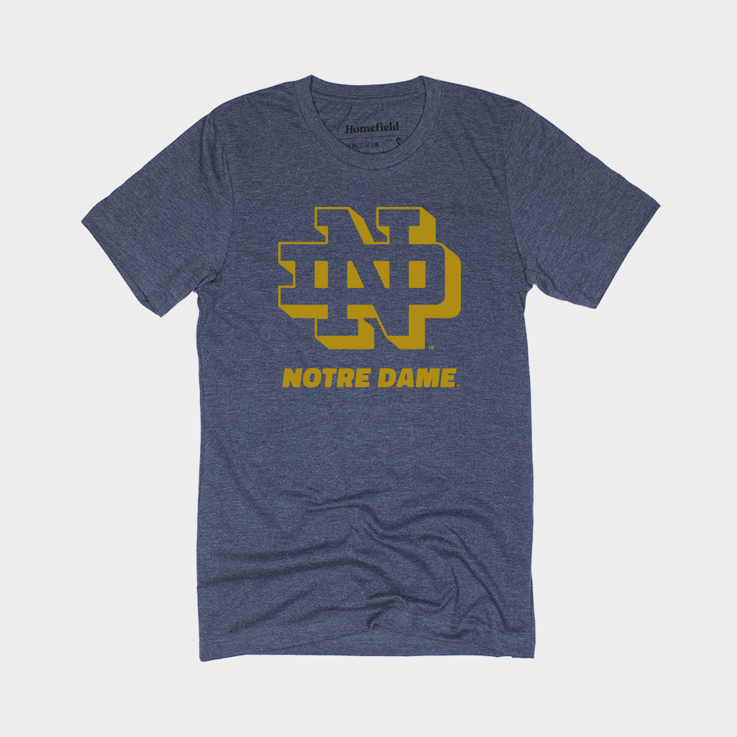 Vintage Navy Notre Dame T-Shirt