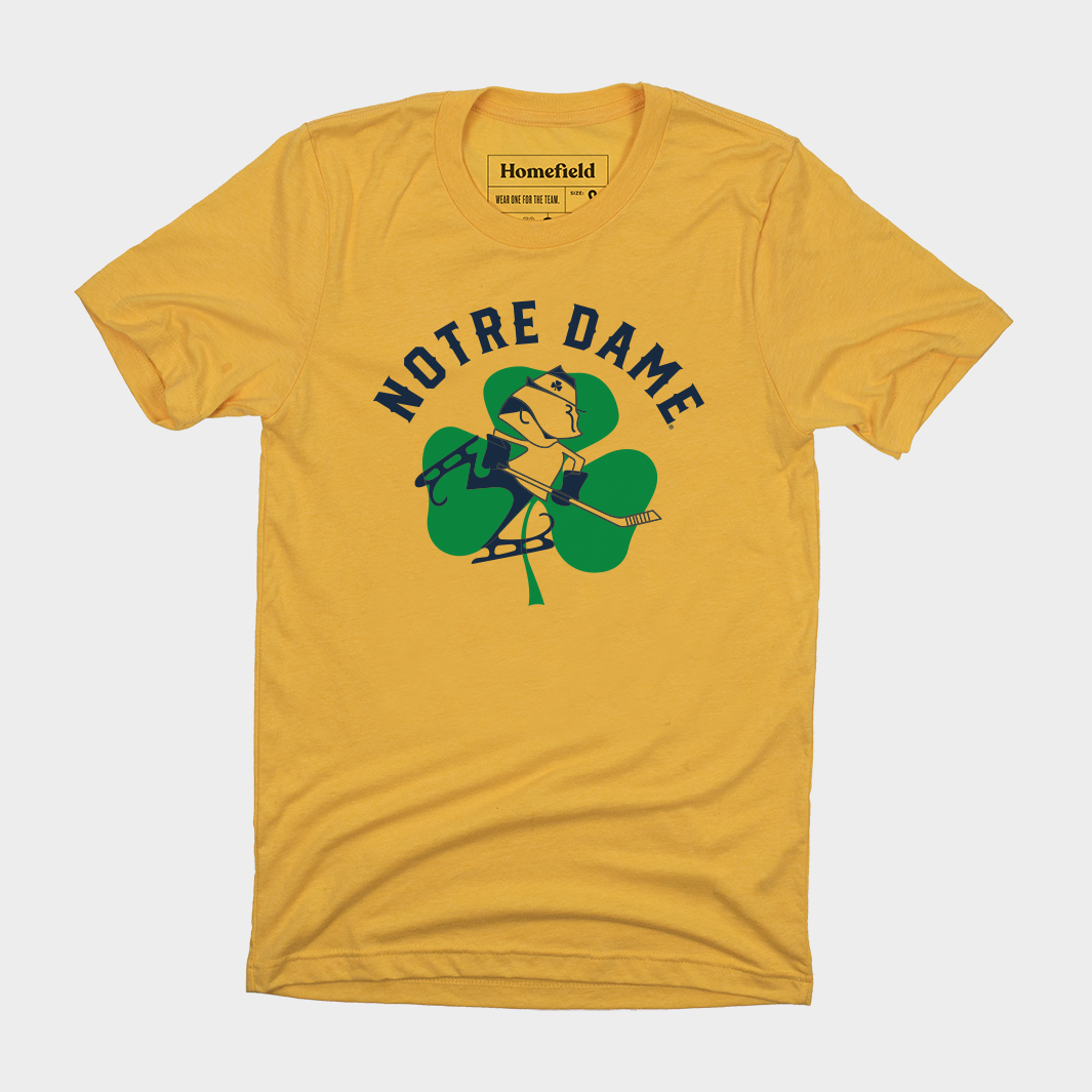Retro Notre Dame Hockey T-Shirt