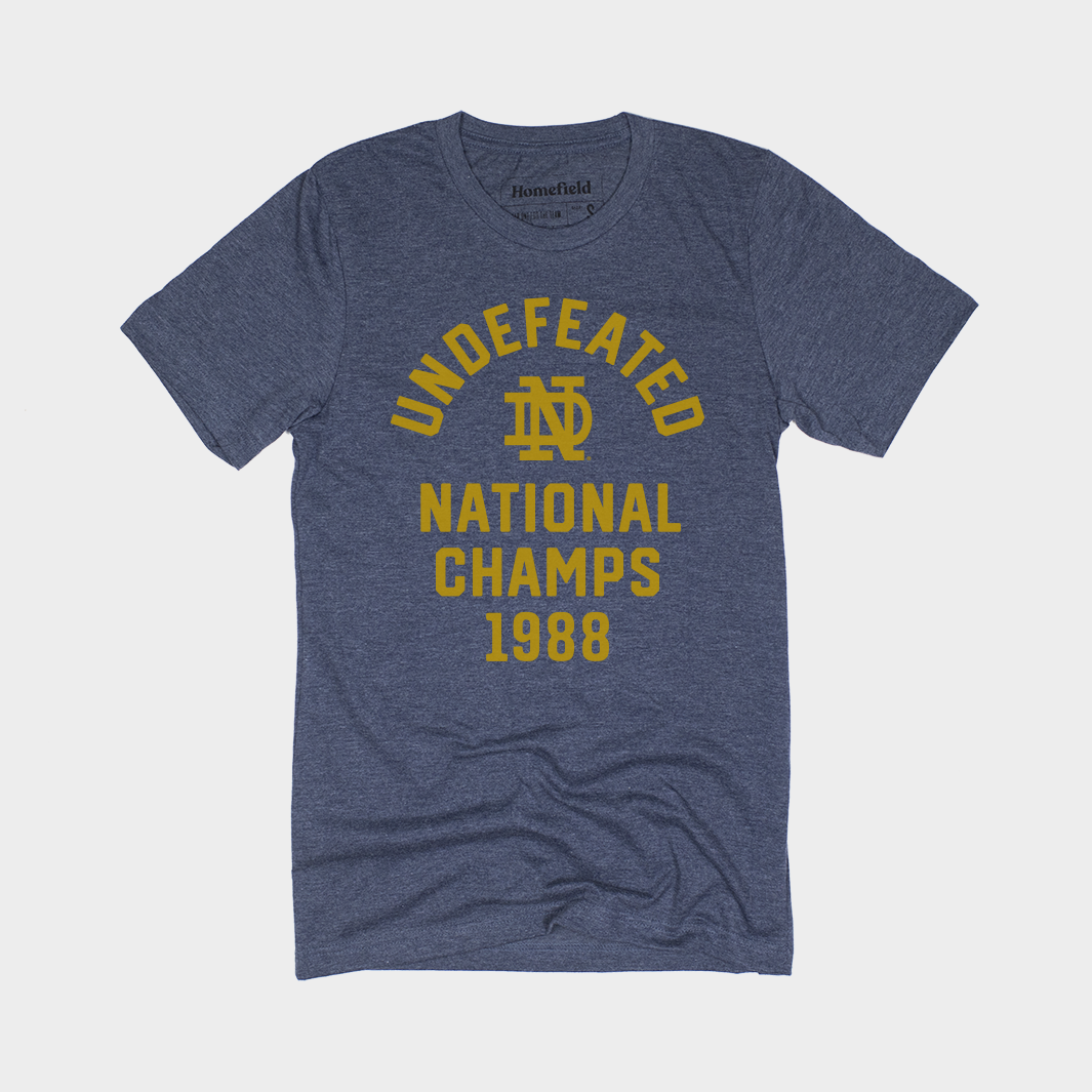 Vintage Notre Dame 1988 National Champs T-Shirt