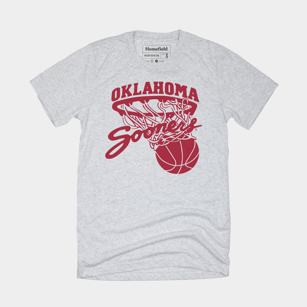 Throwback Oklahoma Sooners Basketball Tee