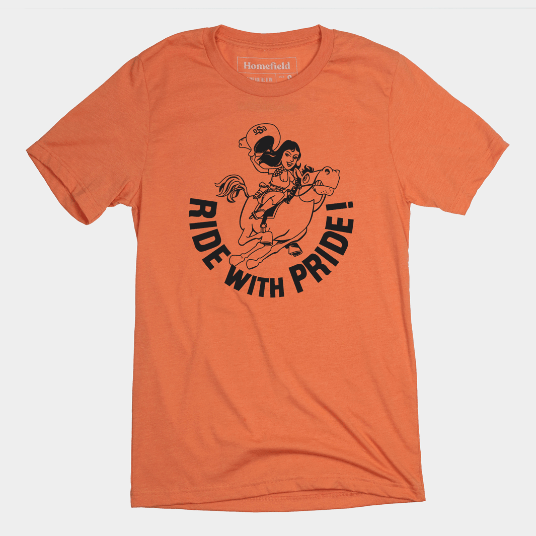 Ride with Pride Oklahoma State Tee