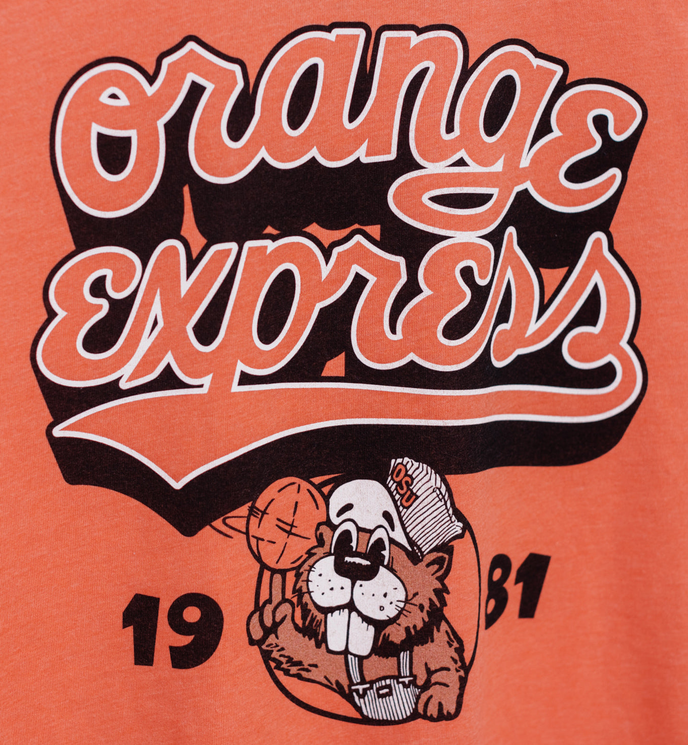 Vintage “Orange Express” 1981 OSU Basketball Tee