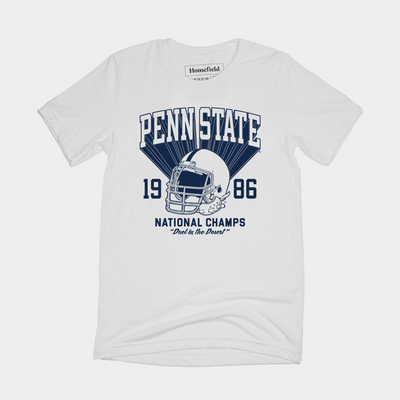 Penn State 1986 National Champs Tee Homefield