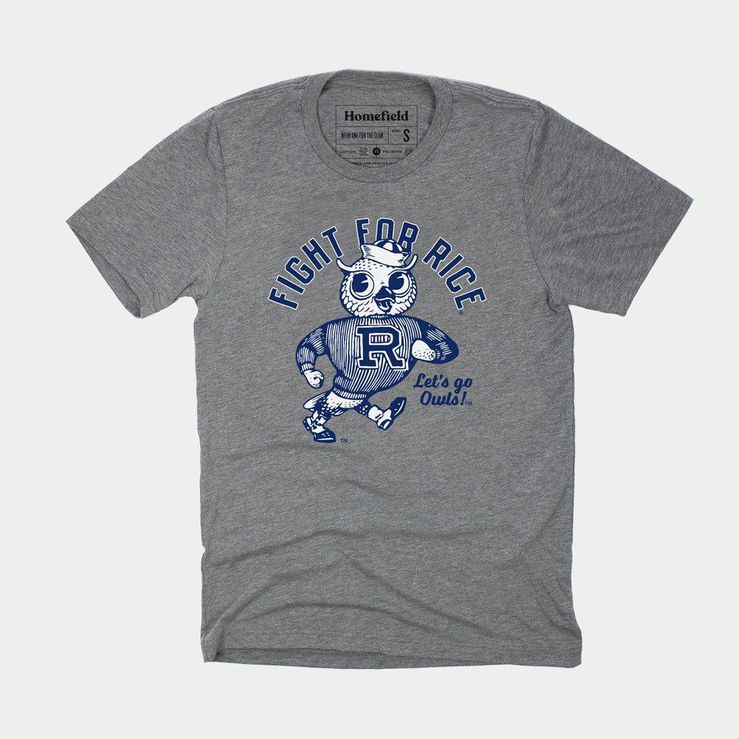 Retro Rice Owls T-Shirt