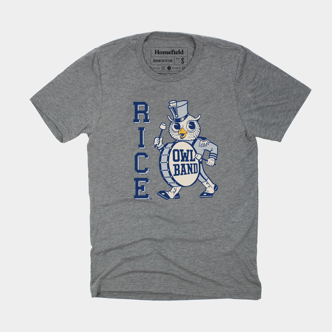 Vintage Rice Owls Marching Band Tee