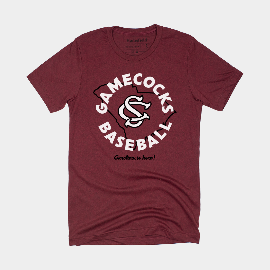 Retro South Carolina Gamecocks Baseball T-Shirt