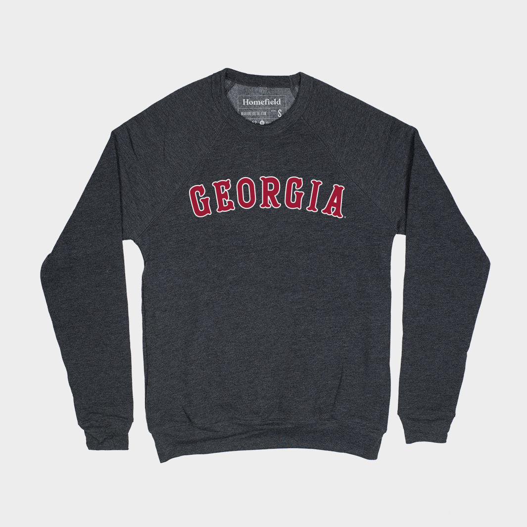 Georgia Baseball Retro Crew Sweatshirt