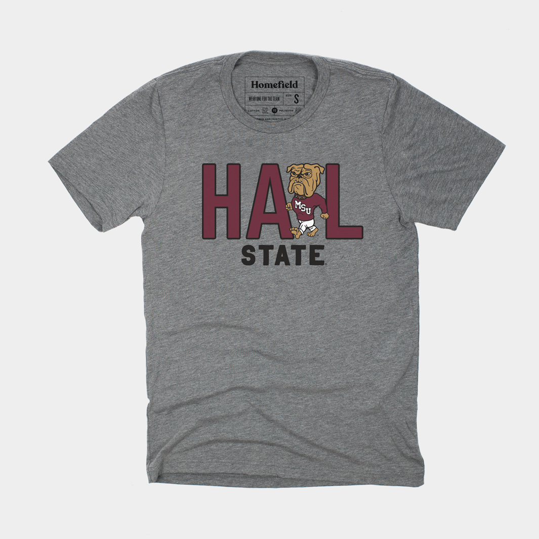 "Hail State" Mississippi State Tee