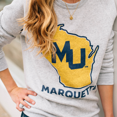 Vintage Marquette Triblend Sweatshirt